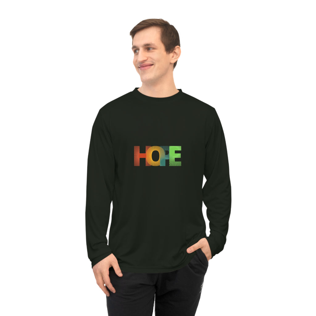 Unisex Performance Long Sleeve Shirt - "Hope" Graphic Tee, Activewear, Gift for Fitness Enthusiasts, Motivational Workout Shirt, [...]