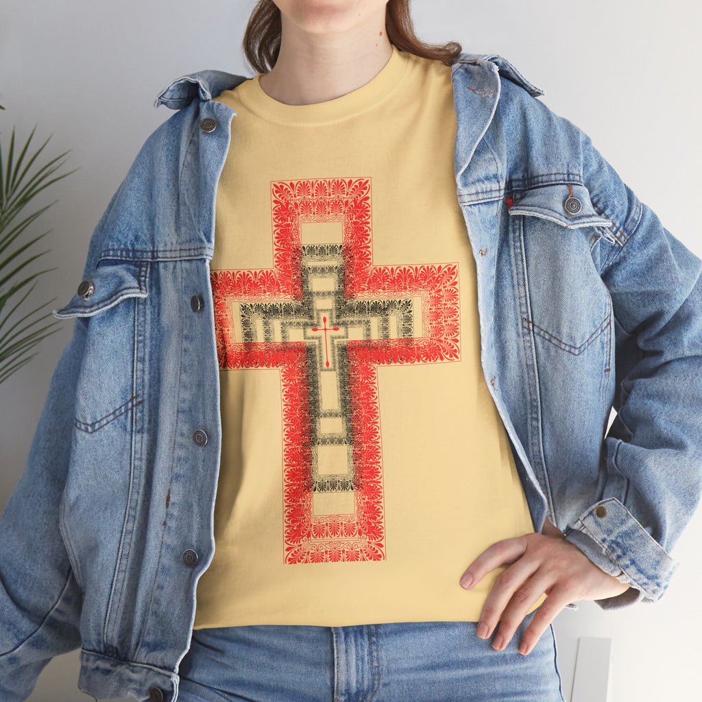 Faith-Inspired Unisex Heavy Cotton Tee, Christian Gift, Casual Wear, Spiritual Apparel, Religious T-Shirt, Everyday Comfort