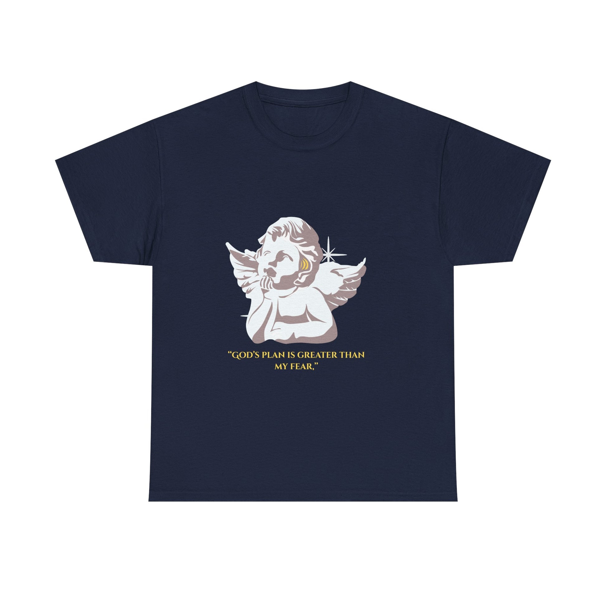 God's Plan Heavy Cotton Tee, Inspirational T-Shirt, Unisex Graphic Tee, Faith-Based Apparel, Gift for Believers, Motivational Wear