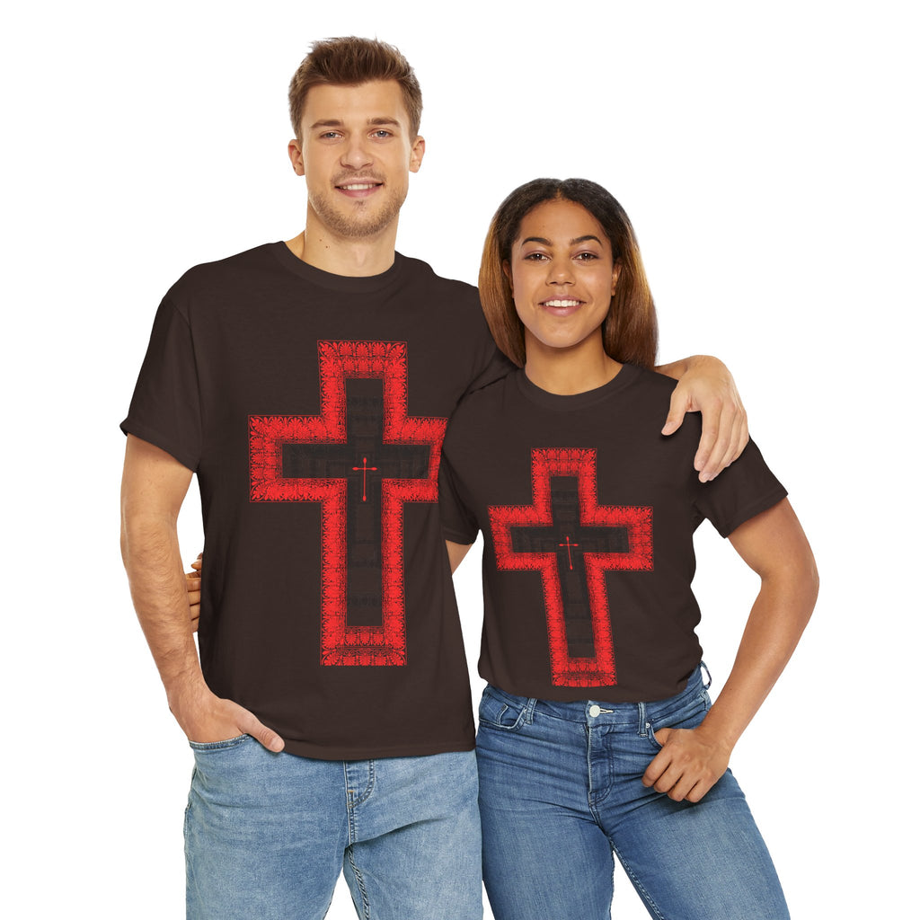 Faith-Inspired Unisex Heavy Cotton Tee, Christian Gift, Casual Wear, Spiritual Apparel, Religious T-Shirt, Everyday Comfort