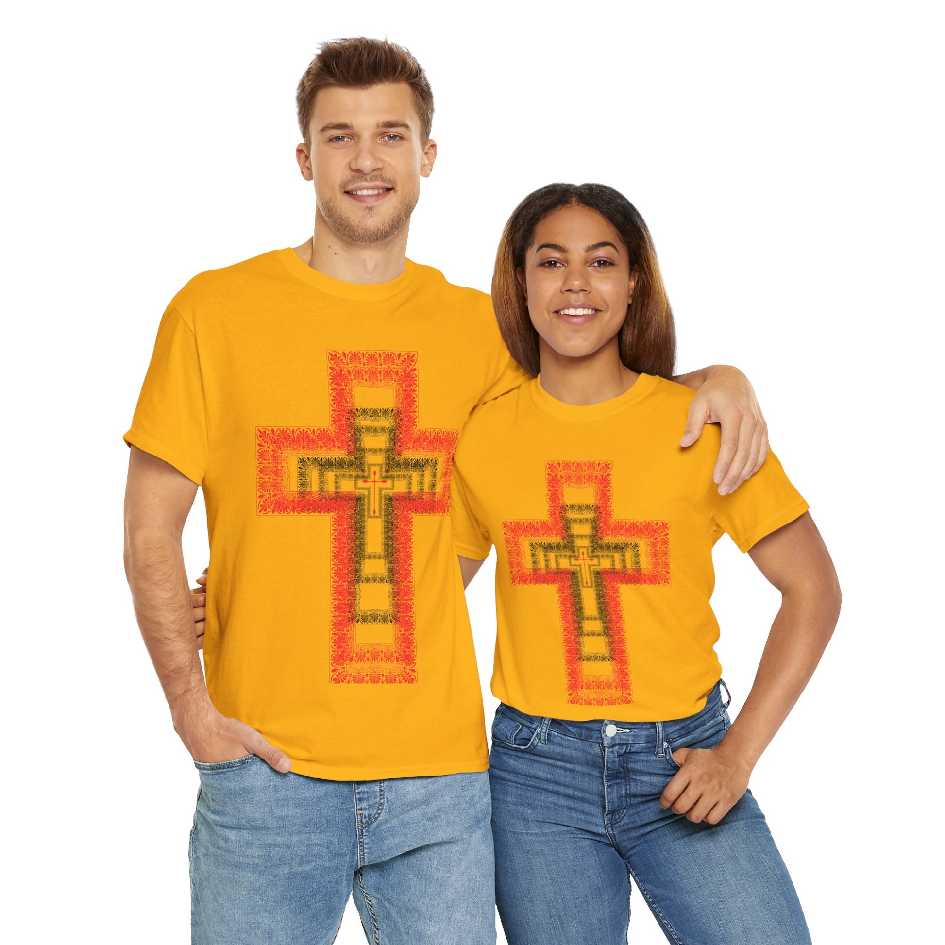 Faith-Inspired Unisex Heavy Cotton Tee, Christian Gift, Casual Wear, Spiritual Apparel, Religious T-Shirt, Everyday Comfort