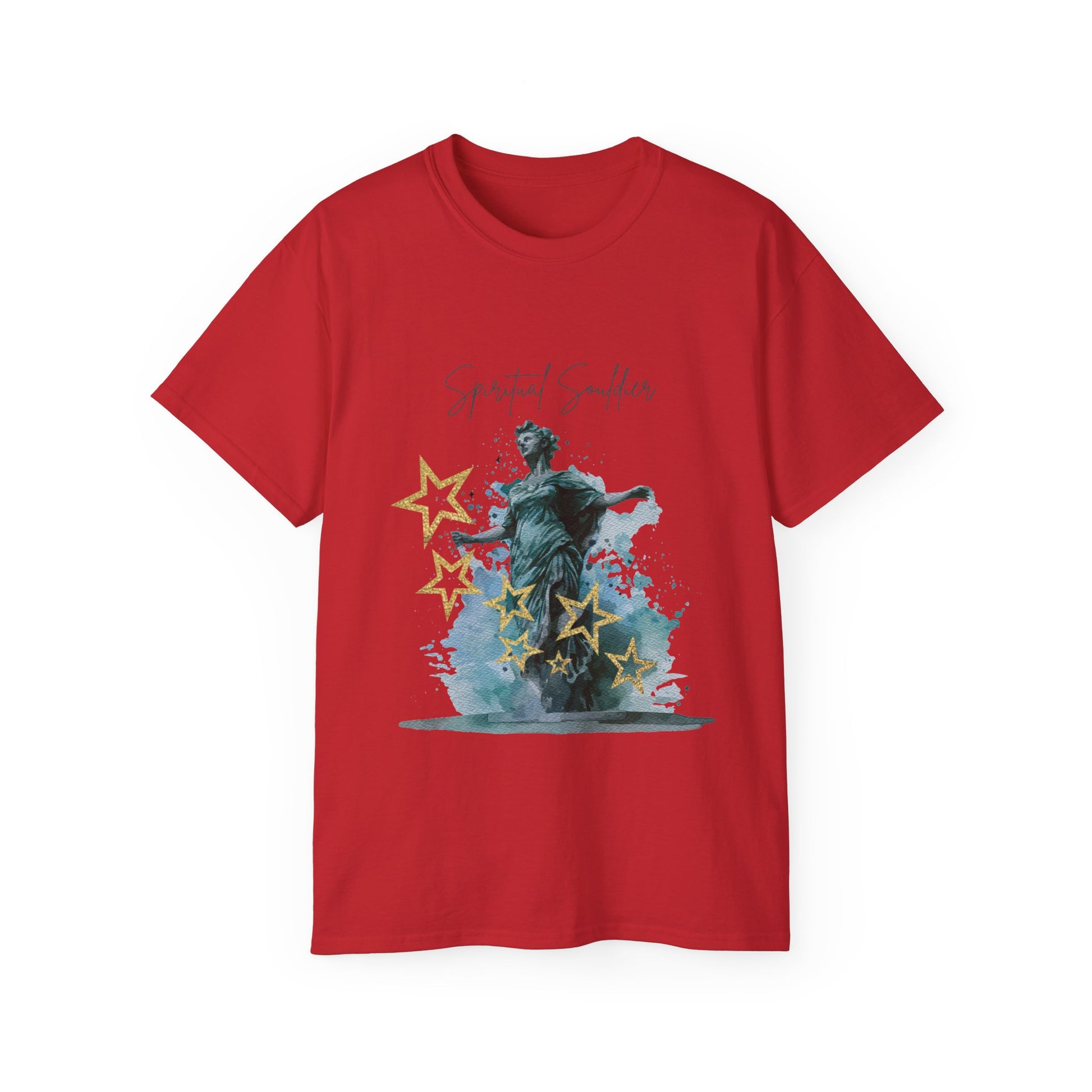 Spiritual Smiles Unisex Tee, Artistic Cotton Shirt, Thoughtful Gift, Everyday Style, Great for Meditation, Inspirational Wear