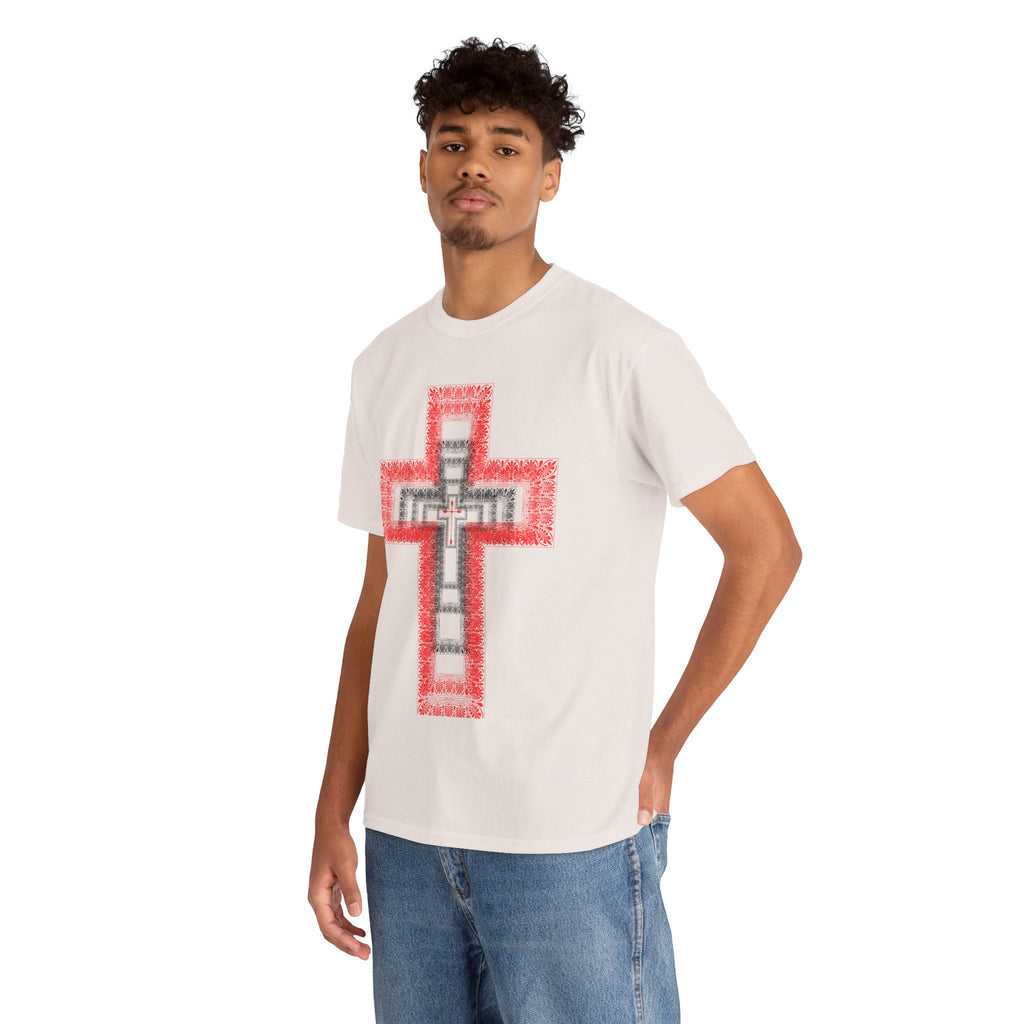 Faith-Inspired Unisex Heavy Cotton Tee, Christian Gift, Casual Wear, Spiritual Apparel, Religious T-Shirt, Everyday Comfort
