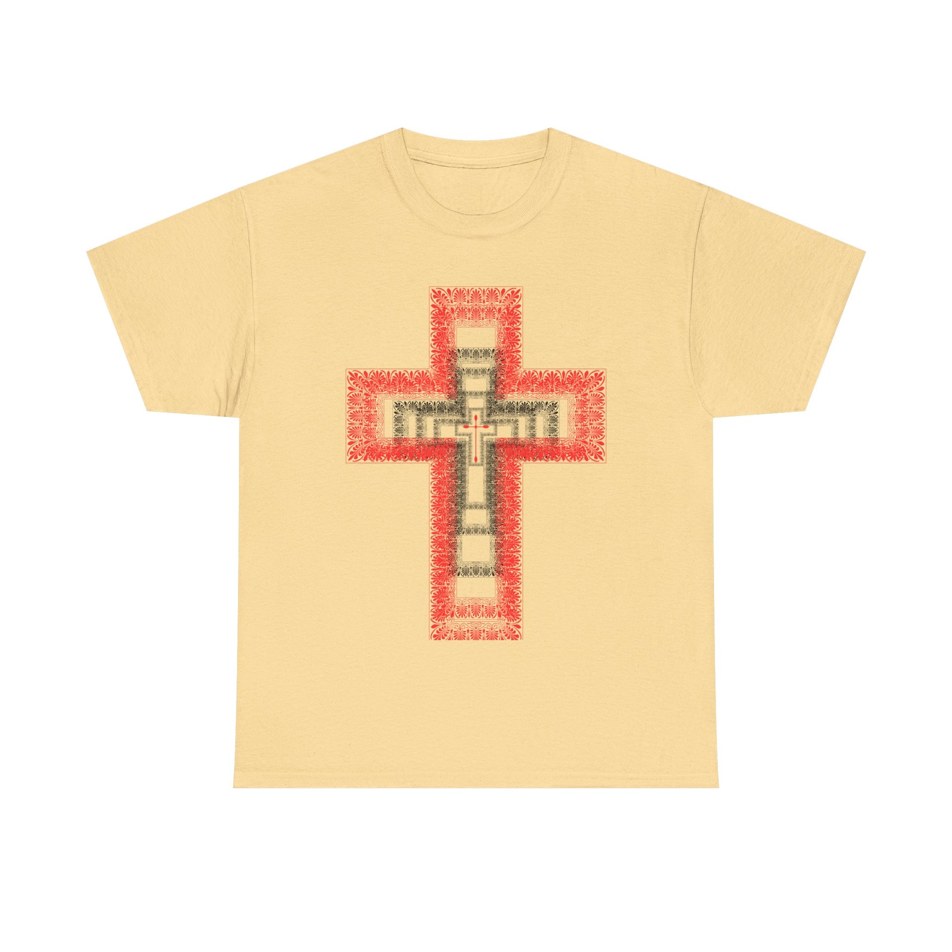 Faith-Inspired Unisex Heavy Cotton Tee, Christian Gift, Casual Wear, Spiritual Apparel, Religious T-Shirt, Everyday Comfort
