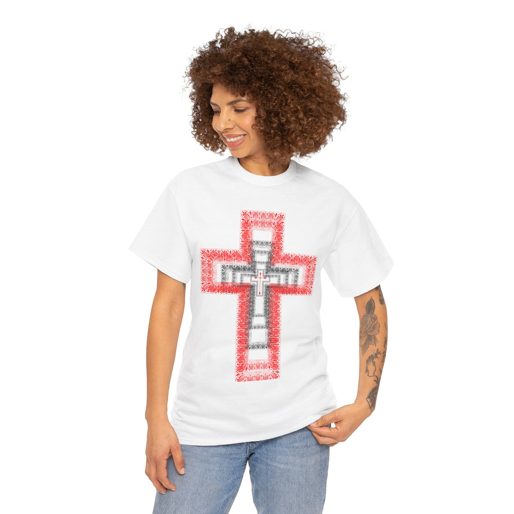 Faith-Inspired Unisex Heavy Cotton Tee, Christian Gift, Casual Wear, Spiritual Apparel, Religious T-Shirt, Everyday Comfort