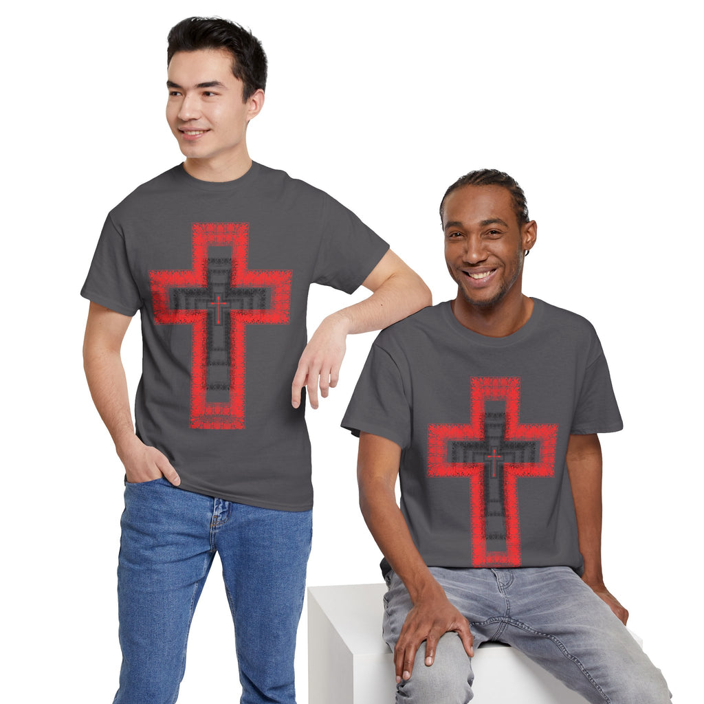 Faith-Inspired Unisex Heavy Cotton Tee, Christian Gift, Casual Wear, Spiritual Apparel, Religious T-Shirt, Everyday Comfort