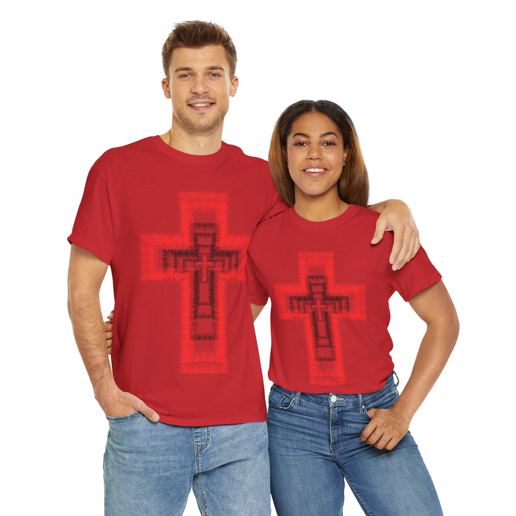 Faith-Inspired Unisex Heavy Cotton Tee, Christian Gift, Casual Wear, Spiritual Apparel, Religious T-Shirt, Everyday Comfort