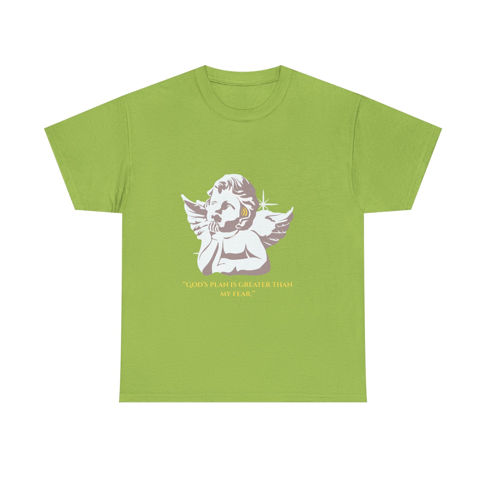 God's Plan Heavy Cotton Tee, Inspirational T-Shirt, Unisex Graphic Tee, Faith-Based Apparel, Gift for Believers, Motivational Wear