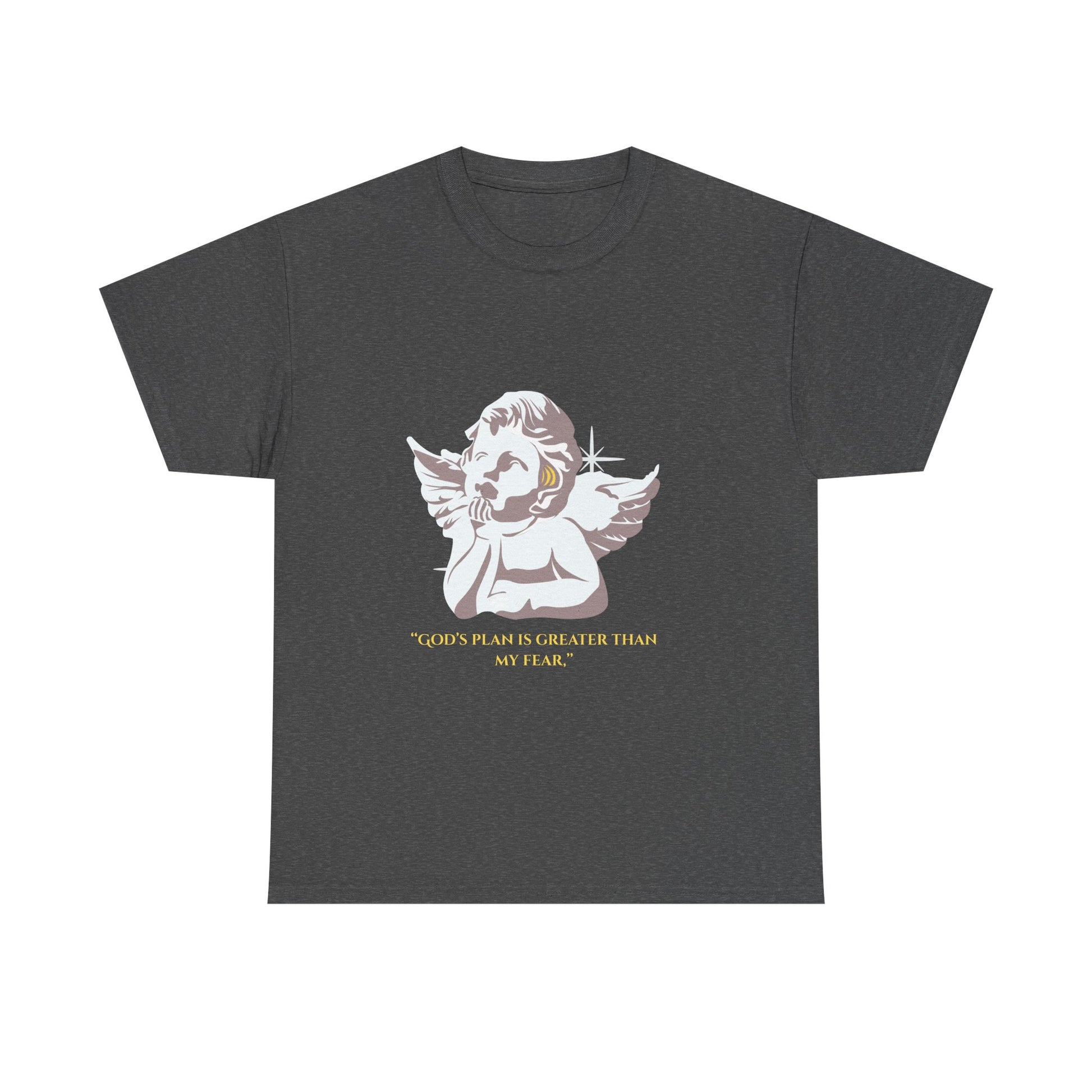 God's Plan Heavy Cotton Tee, Inspirational T-Shirt, Unisex Graphic Tee, Faith-Based Apparel, Gift for Believers, Motivational Wear