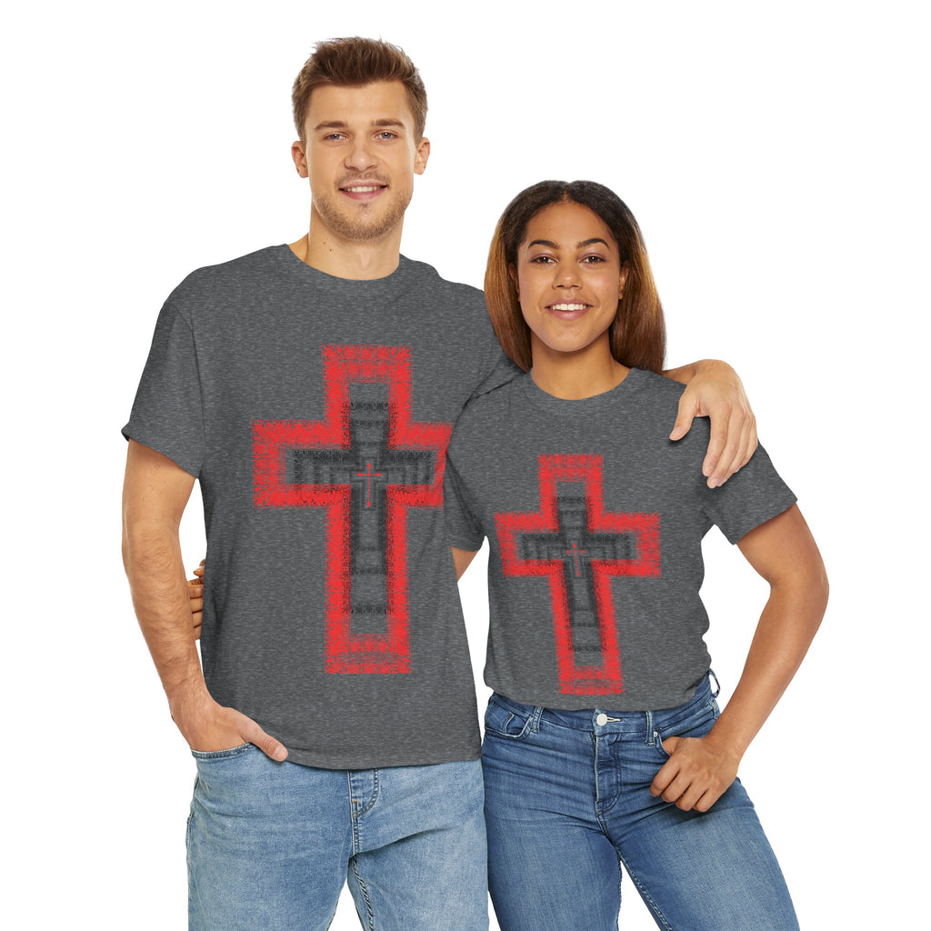 Faith-Inspired Unisex Heavy Cotton Tee, Christian Gift, Casual Wear, Spiritual Apparel, Religious T-Shirt, Everyday Comfort